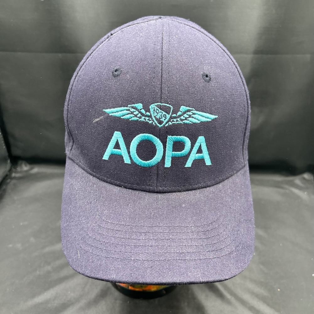 AOPA Aviation Hat Baseball Cap Embroidered Fly Adjustable‎ Strapback